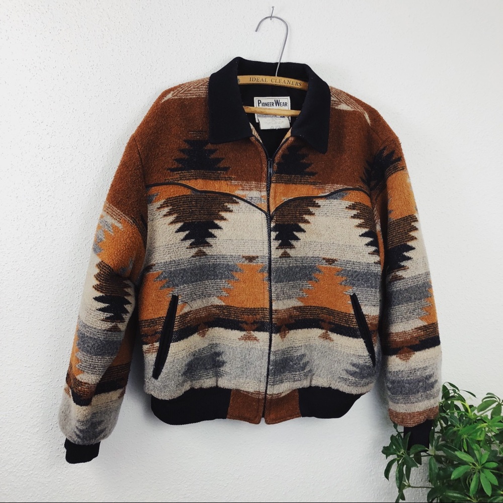 Vintage Southwestern Aztec Wool Jacket
